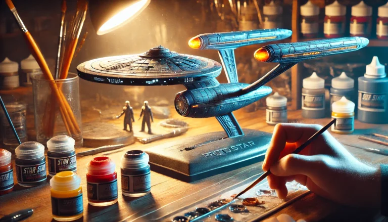 Como pintar a Miniatura USS Protostar Nave Protostar de Star Trek: Guia Completo