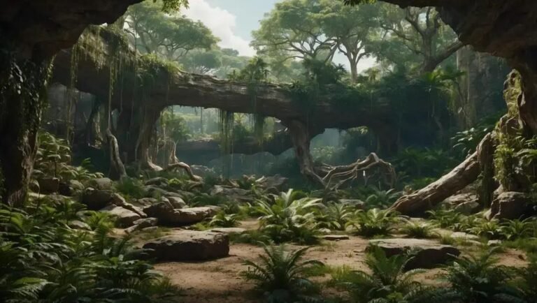 A floresta pré-histórica encontrada preservada em fósseis