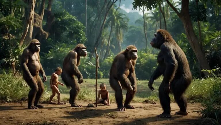 Os primeiros hominídeos da pré-história e sua evolução