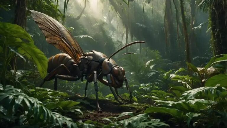 Insetos gigantes da pré-história que habitaram florestas tropicais extintas